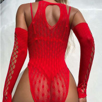 BODYSTOCKING BODY Z RĘKAWICZKAMI